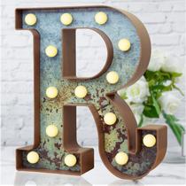 Letras LED para festas iluminadas Elnsivo Industrial Vintage Style