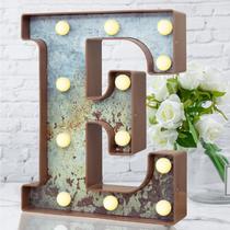 Letras LED para festas iluminadas Elnsivo Industrial Vintage Style