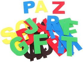 Letras Letreiro Eva Painel Decoração 260 Letras 10 Cm Altura