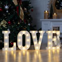 Letras luminosas LED IFDGCTK Love, funciona com pilhas Letras luminosas LED IFDGCTK Love, funciona com pilhas