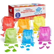 Letras Magnéticas Minúsculas Rainbow hand2mind para Crianças (Conjunto de 6)