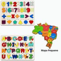 Letras Números e Formas Colorida Aprender Inglês e Quebra Cabeça Brinquedo Educativo Montessori Letras Números e Formas Colorida Aprender Inglês e Quebra Cabeça Brinquedo Educativo Montessori