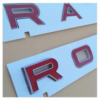 Letras Range Rover Evoque Luxo Tampa de Mala Capo Vermelho