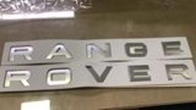Letras Range Rover Evoque (PRATA FOSCO)