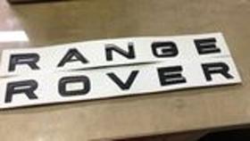 Letras Range Rover Evoque (PRETO BRILHANTE).
