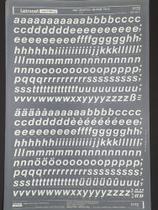Letraset Branca Folha 25 X 38cm Letras Maiúsculas 13.0mm Altura 1772 Letraset Branca Folha 25 X 38cm Letras Maiúsculas 13.0mm Altura 1772