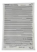 Letraset Decalque 25 X 38cm Letras Adesivas 12.0mm Altura 4422 Letraset Decalque 25 X 38cm Letras Adesivas 12.0mm Altura 4422