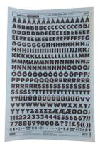 Letraset Decalque 25 X 38cm Letras Adesivas 12.1mm Altura Letraset Decalque 25 X 38cm Letras Adesivas 12.1mm Altura