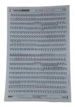 Letraset Decalque 25 X 38cm Letras Adesivas 12.6mm Altura Letraset Decalque 25 X 38cm Letras Adesivas 12.6mm Altura