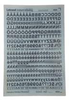 Letraset Decalque 25 X 38Cm Letras Adesivas 13.0Mm Altura Letraset Decalque 25 X 38Cm Letras Adesivas 13.0Mm Altura