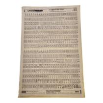 Letraset Decalque 25 X 38cm Letras Adesivas 14,0mm Altura Letraset Decalque 25 X 38cm Letras Adesivas 14,0mm Altura