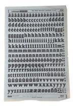 Letraset Decalque 25 X 38cm Letras Adesivas 15.0mm Altura Letraset Decalque 25 X 38cm Letras Adesivas 15.0mm Altura