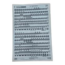 Letraset Decalque 25 X 38cm Letras Adesivas 15,4mm Altura Letraset Decalque 25 X 38cm Letras Adesivas 15,4mm Altura
