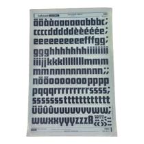 Letraset Decalque 25 X 38cm Letras Adesivas 23,4mm Altura