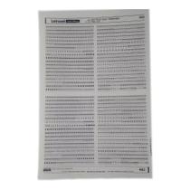 Letraset Decalque 25 X 38cm Letras Adesivas 3.1mm Altura Letraset Decalque 25 X 38cm Letras Adesivas 3.1mm Altura