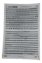 Letraset Decalque 25 X 38cm Letras Adesivas 8.9mm Altura