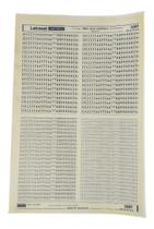 Letraset Decalque 25 X 38cm Letras Adesivas. Série 3587 Letraset Decalque 25 X 38cm Letras Adesivas. Série 3587