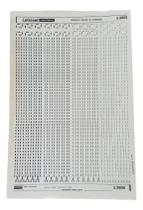 Letraset Decalque 25 X 38cm Letras Adesivas Série 3905