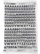 Letraset Folha 25 X 38Cm Letra Maiúscula Com 15.5mm Altura Letraset Folha 25 X 38Cm Letra Maiúscula Com 15.5mm Altura