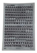 Letraset Folha 25 X 38cm Letras Maiúsculas Com 16.4mm Altura Letraset Folha 25 X 38cm Letras Maiúsculas Com 16.4mm Altura