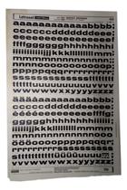 Letraset Letragraphica Decalque 25 X 38cm 10.8mm De Altura Letraset Letragraphica Decalque 25 X 38cm 10.8mm De Altura