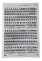 Letraset Letragraphica Decalque 25 X 38Cm 13Mm De Altura