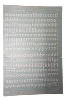 Letraset Letragraphica Decalque 25 X 38cm 15.5mm De Altura Letraset Letragraphica Decalque 25 X 38cm 15.5mm De Altura