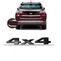 Letreiro 4x4 Renegade E Compass 2015 A 2020 Black Piano Letreiro 4x4 Renegade E Compass 2015 A 2020 Black Piano