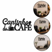 Letreiro cantinho do cafe placa quadro vintage parede decorativo 26cm em mdf cozinha sala escritorio area gourmet Letreiro cantinho do cafe placa quadro vintage parede decorativo 26cm em mdf cozinha sala escritorio area gourmet