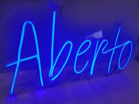 Letreiro de LED Placa de neon aberto