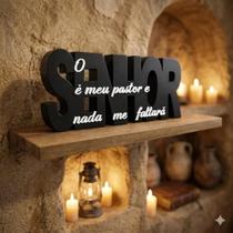Letreiro Decorativo 15cm Frase O Senhor é Meu Pastor Nada Me Faltará Decoração Sala Escritório Crist Letreiro Decorativo 15cm Frase O Senhor é Meu Pastor Nada Me Faltará Decoração Sala Escritório Crist