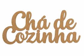 Letreiro Decorativo Chá de Cozinha MDF Cru 3mm 60x30cm para Festas Letreiro Decorativo Chá de Cozinha MDF Cru 3mm 60x30cm para Festas