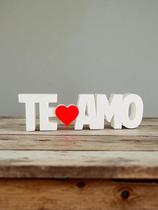 Letreiro Decorativo Te Amo Moderno para Sala, Quarto, Escritório e Casa, ideal como Presente Românti Letreiro Decorativo Te Amo Moderno para Sala, Quarto, Escritório e Casa, ideal como Presente Românti