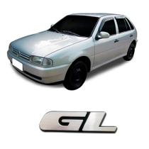 Letreiro "GL" Escovado VW - Marçon 9502 Letreiro "GL" Escovado VW - Marçon 9502