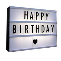 Letreiro Led Cinema 96 Letras/Números - USB, 30x22x4,5 cm Letreiro Led Cinema 96 Letras/Números - USB, 30x22x4,5 cm