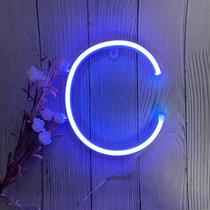 Letreiro LED de néon azul ENUOLI, luz de parede 15x23x2 cm Letreiro LED de néon azul ENUOLI, luz de parede 15x23x2 cm