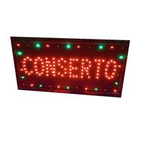 Letreiro led placa painel com escrito