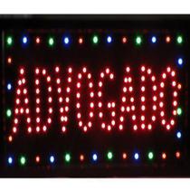 Letreiro luminoso de Led 110v Advogado 1621