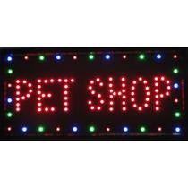 Letreiro luminoso de Led 110v Pet Shop 1603 - COMMERCE BRASIL