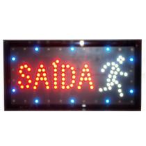 Letreiro Luminoso de LED - Saída - 25x48cm Entrada 110v