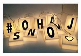 Letreiro Luminoso LED Decorativo USB para Parede, Luz Quente e Ambiente Aconchegante Letreiro Luminoso LED Decorativo USB para Parede, Luz Quente e Ambiente Aconchegante
