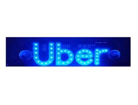 Letreiro Luminoso Placa Led Uber - 12V - Ds