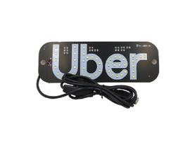 Letreiro Luminoso Placa Led Uber - 12V