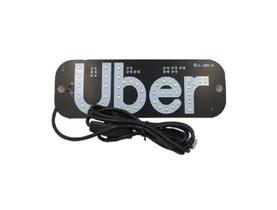 Letreiro Luminoso Placa Led Uber - 12V - DS