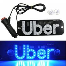 Letreiro Luminoso Placa Led Uber - 12V - Ds