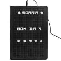 Letreiro Luminoso USB 5V 29.5x21x4cm