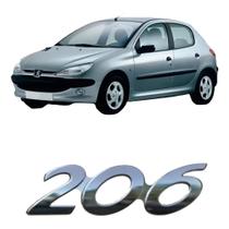 Letreiro Mala Peugeot 206 Símbolo/ Distintivo/ Logotipo