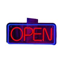 Letreiro Neon Grande Aberto, Alimentado Por USB, Luminária Comercial Para Cafeteria, Bar, Letreiro Neon Grande Aberto, Alimentado Por USB, Luminária Comercial Para Cafeteria, Bar,