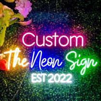 Letreiro Neon LED Personalizado TAADEEBO para Decoração de Parede Grande Letreiro Neon LED Personalizado TAADEEBO para Decoração de Parede Grande