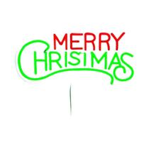 Letreiro Neon Vibrante De Feliz Natal Com LED, Decoração De Parede, Luz De Árvore De Natal